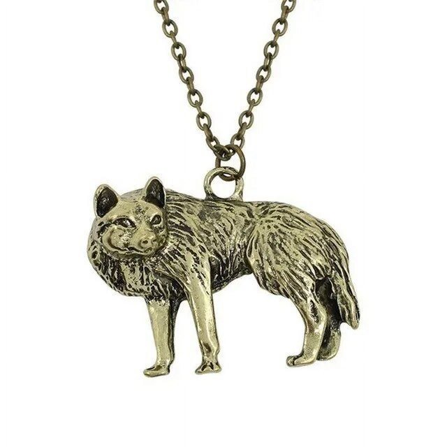 Collares Vintage de murciélago, Lobo y araña para hombres y mujeres, colgante de Animal de serpiente Retro Punk, cadena de clavícula BFF, regalos de joyería para el Día de San Valentín