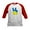 Red/White, variant on - Ukrainian Flag Peace Sign Ukraine Baseball Jersey - Kids Cotton Baseball Jersey, 3/4 Sleeve Shirt