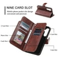 thumbnail image 5 of For Samsung Galaxy S25 Ultra S25Plus Phone Case Leather Wallet Case with Card Holder Phone Cover For Samsung Galaxy S25, 5 of 8
