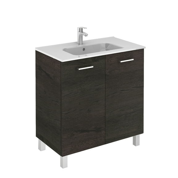 Ws Bath Collections Logic 80 Set Logic Vanities 31-1/2" Free Standing Single Basin Vanity