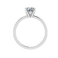thumbnail image 3 of Eterna Jewel 1.8 Ct Cushion Cut Solitaire Lab-Created Diamond Engagement Ring - 14K White Gold Plated Prong Set Ring for Women - Simple and Elegant Wedding Jewelry - Delicate Rings, 3 of 3