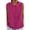 Hot Pink, variant on Women's Casual Sleeveless Shirt with Lapel Collar Solid Color Crewneck Summer Top Fashionable Loose Fit Tank Lightweight Breathable Shell Top