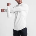 thumbnail image 3 of Chemise de Compression Homme Manches Longues Évacuation de l'Humidité Protection Solaire Tee T-Shirts Pêche Entraînement Course Couche de Base Haut, 3 of 8