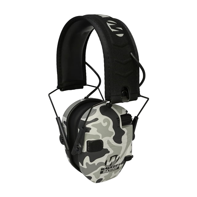 Orejeras Electrónicas Walker Razor Slim, Camuflaje Gris Duck