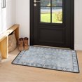 thumbnail image 5 of Washable Vintage Kitchen Mat 31"x20" Non Slip Soft Plush Low Profile Kitchen Rug, Distressed Medallion Oriental Style Sink Mat for Laundry Room Bedroom Office, 5 of 6