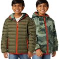 thumbnail image 2 of Eddie Bauer Boys Reversible Jacket - Down, Waterproof, Hooded | Olive, X-Small, 2 of 2