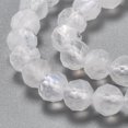 thumbnail image 2 of 2strands Rainbow Moonstone Beads Strands Faceted Round 4mm Hole: 0.7mm about 95pcs/strand 15.35 inch(39cm), 2 of 3