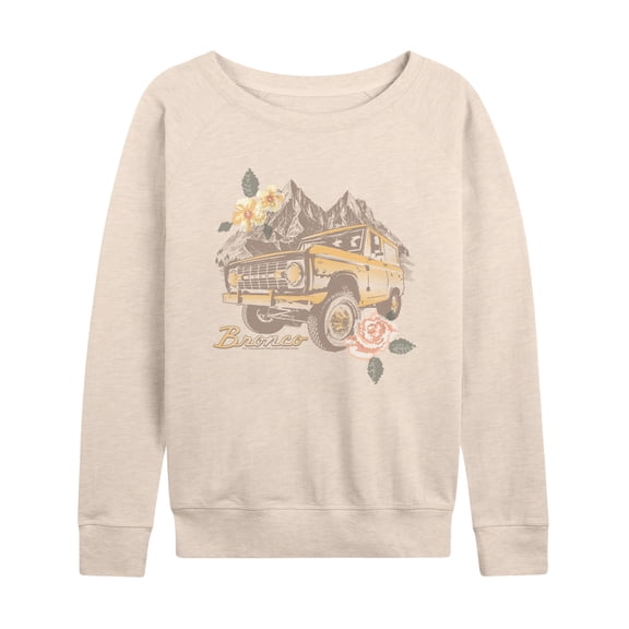 Ford - Bronco - Women's French Terry Long Sleeve Pullover