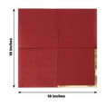 thumbnail image 2 of HLONK 50 Pack | 2 Ply Soft Orange Dinner Party Paper Napkins  Wedding Reception Cocktail Beverage Napkins, 2 of 11