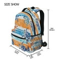 thumbnail image 4 of DIXRUYEE Backpack Schoolbag Sea Turtles in Motion Pattern 15L/18L 2-SIZE, 4 of 8