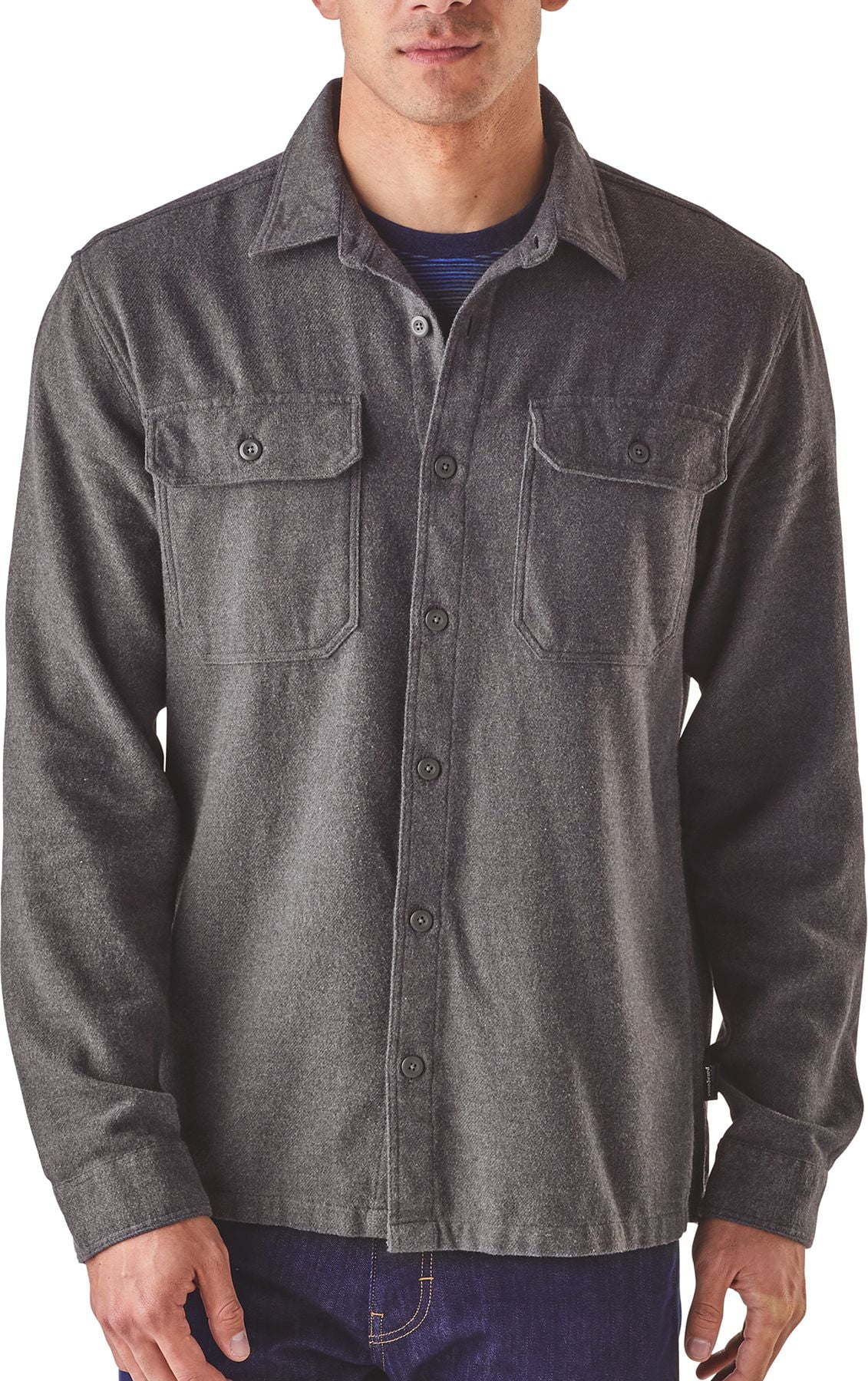 Patagonia - Patagonia Men's Fjord Flannel Button Up Long Sleeve Shirt ...