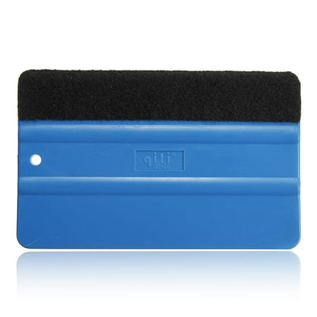 1X Vinyl Plastic Car Van Bike Wrap Wrapping Soft Felt Edge Squeegee Scraper Applicator Cleaning Tool