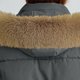 thumbnail image 3 of Parkas de manga larga para mujer, otoño e invierno, con cuello de pelo grande y solapa, chaqueta acolchada de manga larga a la moda, abrigo para mujer, 3 of 8