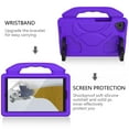 thumbnail image 4 of Kids Friendly Tablet Case for Samsung Galaxy Tab A 8.0" 2019 (Model SM-T290 or SM-T295) - Portable Handle Case EVA Foam Protector Shockproof Hard Rugged Cover with Stand (Purple), 4 of 6