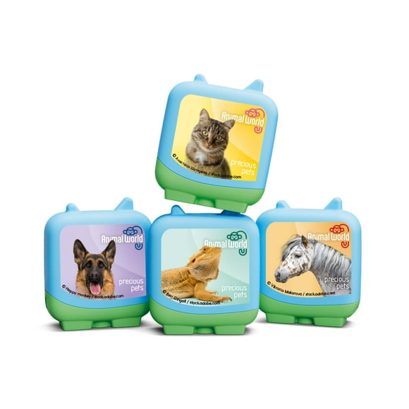 Set inteligente de mascotas preciosas de Tonies Animal World, paquete de 4