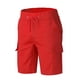 thumbnail image 3 of WILLBEST Pantalones Cortos para Hombre, Informales, Lisos, con Bolsillo Cargo, Ajustados, con Cordón, de Verano, 3 of 6