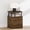 Brown, variant on Furinno JAYA Open Shelf Nightstand Door Cabinet with Round Corner Amber Pine