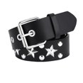 thumbnail image 2 of Punk Style Belt Edgy Punk Rock Rivet Belt with Square Rivets Metal Inlays Adjustable Straps Alternative Fashion Accessory Square Rivets Belt, 2 of 8
