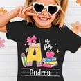 thumbnail image 4 of Bainana Teen Girl'S Back-To-School T Shirts Graphic Print Short Sleeve Crew Neck Tops Casual Comfortable Kids Summer Everyday Wear Outfits For Age 3-13 Years, 4 of 5