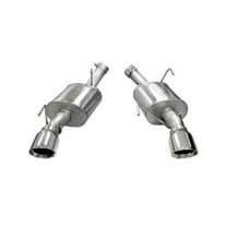 Corsa 05-10 Ford Mustang Shelby GT500 5.4L V8 Polished Xtreme Axle-Back Exhaust
