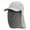 Grey, variant on Chicken Silhouette Embroidered Flap Hats - Khaki OSFM