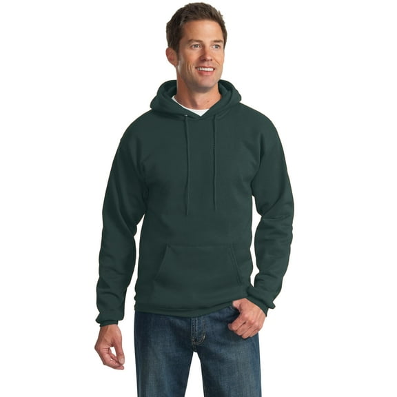 Port & Company Men's Ultimate Pullover Hooded Sweatshirt S Charcoal