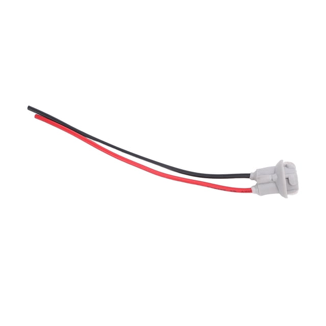 10PCS T10 LED Bulbs Sockets Plug Wiring Harness Waterproofing Rubber Copper T10 LED Bulbs Wire Adapter for Cars Trucks Trailers Boats