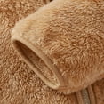thumbnail image 4 of Povozer Toddler Girls Fleece Jacket Kids Winter Cute Teddy Coat Zip up Hoodie(Khaki,12-18M), 4 of 6