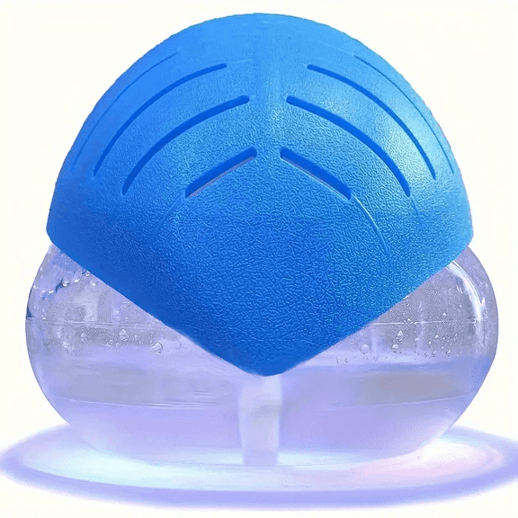 Leaf Humidifier 1800ML Large Capacity Ultrasonic Cool Mist Humidifier with Green LED Color Changing Lights, Air Freshener(Blue)