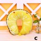 thumbnail image 1 of Fiudx Liquidación de ofertas flash Almohada de viaje con forma de U de frutas, cojín de nanopartículas, almohada de viaje para el cuello, almohada de viaje para el coche, 1 of 2