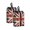 2PCS, variant on Union Jack UK Flag Vintage 1 PC Portable Travel Shoe Organizer Bag with Carrying Handle, Shoe Toiletry & Gear Storage Pouch for Suitcases
