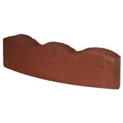 Oldcastle 16" Curved Scallop Edging, Red