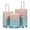 Blue+Pink, variant on Hardshell Luggage, Lightweight Durable ABS Suitcases with Double Wheels, Expandable 24 Inch Checked Travel Luggage (Black Brown)