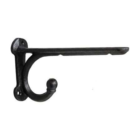 Yomiee Vintage Cast Iron Shelf Brackets - 7.87 x 3.94 Rustic Ornate Decorative Corner Shelf Supports Garden Wall Hanging Bracket Metal Corbels with Scroll Design Indoor Outdoor Use