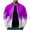 Purple, variant on yillto Lightweight Coat for Men Gradient Full Zipper Causal Elastic Waistband Jackets with Pockets