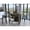Dark Brown, variant on Modern Rectangular Kitchen Island With Spacious Countertop And Three Hidden Shelves An Ample Top For Work