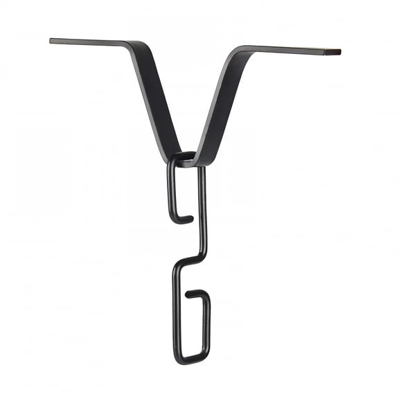 ZHZFKQ 2026 New Rain Chain Gutters Adapter Clip Outside Hardware Rustproof for Gutter Downspout Roof Outdoor Rain Chain V Hook Black