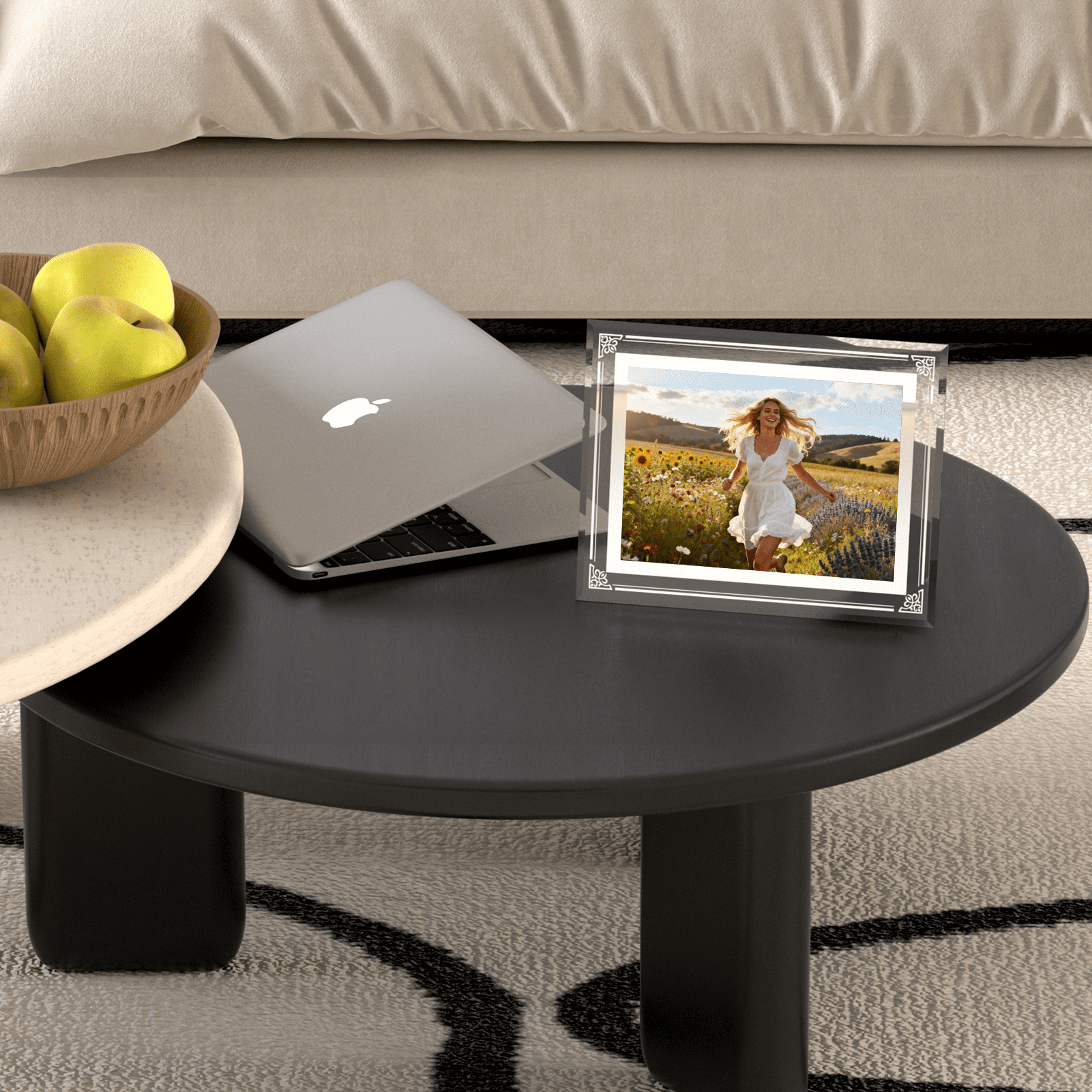 5x7 Picture Frame Set of 6, Silver