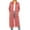 Dusty Rose, variant on Women's Plus Size, Casual Long Open Front Drape Duster Sweater Cardigan