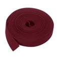 thumbnail image 3 of Cintas elásticas de costura Uxcell de 11 yardas, 1" de ancho, cordón elástico plano de punto para manualidades, marrón rojo, 3 of 6