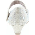 thumbnail image 4 of Link Jemma-01K Girls Rhinestone Platform Peagent Dress Shoes, 4 of 7