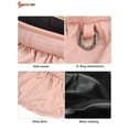 thumbnail image 7 of Spencer Women's 2 in 1 Sun Visor Hats Headbands Wide Brim Summer Anti-UV Protection Beach Cap Packable Shell Hat (Black), 7 of 7