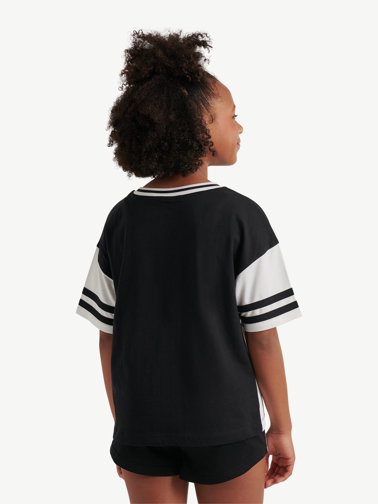 Justice Girls Colorblock Jersey Tee, Sizes XS - XLP