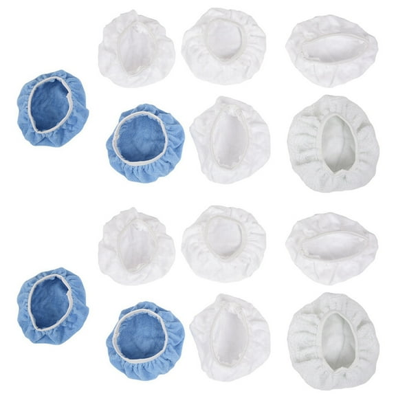 14Pcs Car Polisher Pad Bonnet Hood Set Buffing Cover for 220mm-250mm(9-10 Inch) Paint Care Waxing Polishing