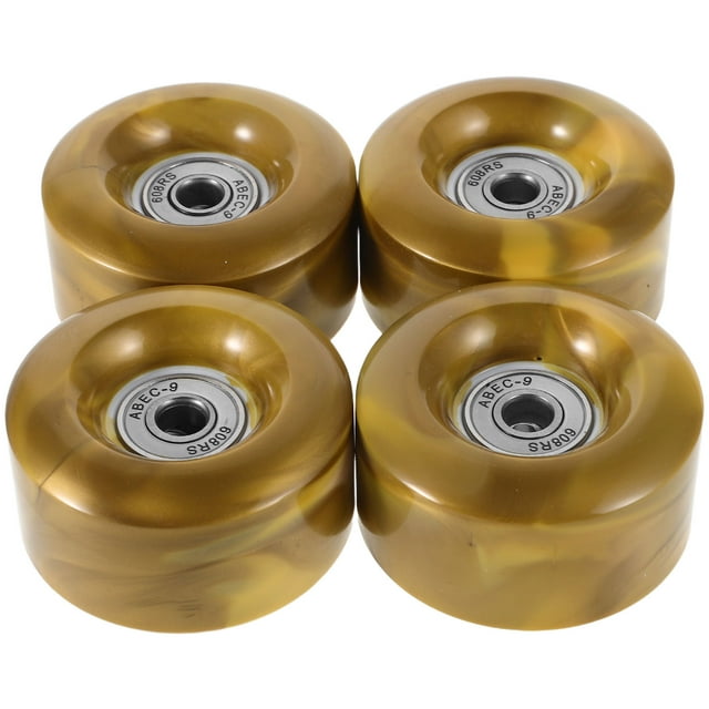 WHAMVOX 4 Pcs Roues de Patinage Intérieur Roues de Patin à Roulettes Matériau PU Non Lumineux pour Accessoires d'Entraînement des Patineurs
