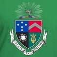thumbnail image 3 of CafePress - Delta Tau Delta Coat Of Arms T Shirt - Women's V-Neck Dark T-Shirt, 3 of 4