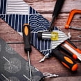 thumbnail image 3 of 5Pcs Japanese Style Cutlery Pouches Portable Travel Linen Bag for Knives Forks, 3 of 4