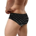 thumbnail image 2 of Men's America Us Flag Retro Underwear Briefs No Fly Covered Waistband Silky Touch Underpants, 2 of 7