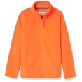 thumbnail image 1 of Essentials Toddler Boys Polar Fleece Full-Zip Mock Jacket, Orange, 3T, 1 of 3