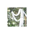 thumbnail image 5 of Jinsinto 216 inch extra long white sheer window scarves, 5 of 5